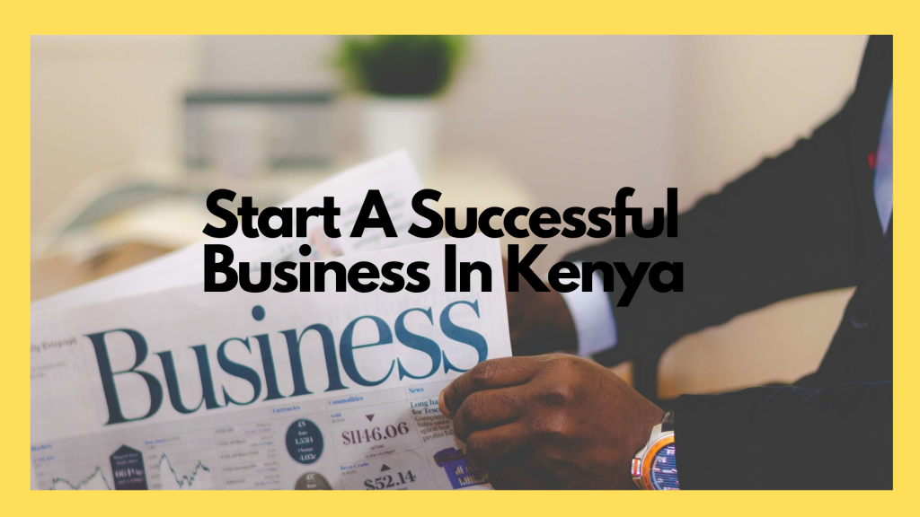 How to start a successful business in kenya banner